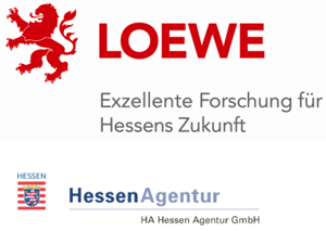 LOEWE HessenModell Projekte / Hessen Agentur Logo